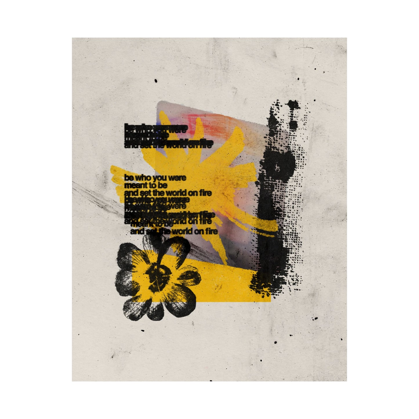 set the world on fire - print