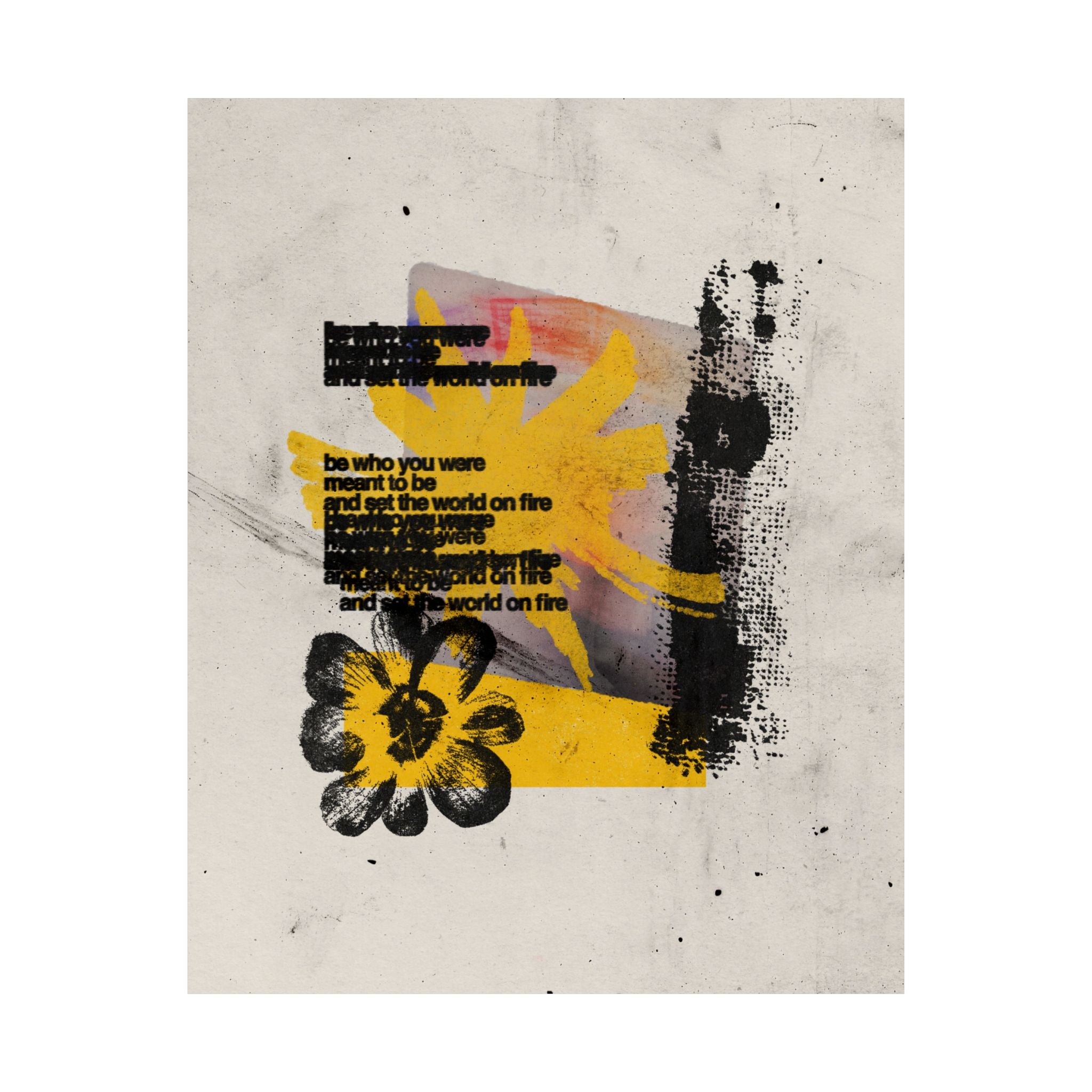 set the world on fire - print